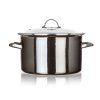 hrnec + skl.poklice pr.26cm 6l METALLIC Black