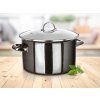 hrnec + skl.poklice pr.26cm 6l METALLIC Black