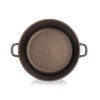 hrnec 28x12,5cm nepřiln.povrch PREMIUM Dark Brown se skl.poklicí,aroma knob