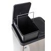 koš na tříděný odpad SAVERY 2x20l nerez/PH
