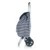 taška nákupní 30l, nosnost 25kg, PRUHY BÍ/ČER