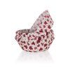 košíček cukrářský 8,7x2,3cm papírový (100ks) LOVE