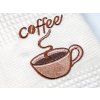 utěrka kuchyňská COFFEE 45x70cm BA mix barev (3ks)