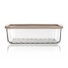 dóza WAVE obdél. 1,55l 22,5x16x7cm skl.+PH víčko LATTE