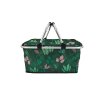 košík nákupní skládací 48x24x28cm Al+polyester mix dekorů