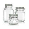 dóza hermetická sada 3díl.(0,5+1+2l) skl. s patent.uzávěrem EREA