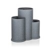 stojan na nože 3v1 GRANITE Grey