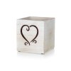 krabička dekorační HEART 13x13x14cm