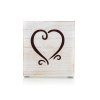krabička dekorační HEART 13x13x14cm