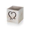 krabička dekorační HEART 13x13x14cm