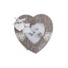 fotorámeček LACEWORK SRDCE s krajkou 15x15cm 36 25108