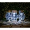lampa hřbit. 15cm, s víčkem, solární, mix barev