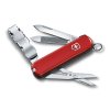 Kapesní nůž NAIL CLIP 580, 65 mm, červený