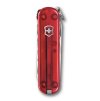 Kapesní nůž NAIL CLIP 580, 65 mm, červený transparentní