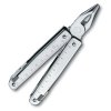 Kleště SWISS TOOL X, stříbrné, kožené pouzdro, blister
