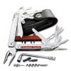 Kleště SWISS TOOL X PLUS, s ráčnou, stříbrné, nylonové pouzdro