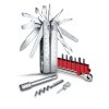 Kleště SWISS TOOL X PLUS, s ráčnou, stříbrné, nylonové pouzdro