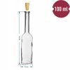 láhev  100ml skleněná se zátkou (6ks)