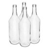 láhev 1000ml skleněná s uzávěrem (4ks)