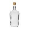 láhev placatka 500ml skleněná s uzávěrem (6ks)