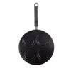 lívanečník GRANITE BLACK 24cm, 4 lívance, nepřilnavý povrch