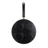 lívanečník GRANITE BLACK 24cm, 4 lívance, nepřilnavý povrch