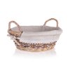 košík DUO kulatý 30x11cm s uchy proutěný