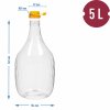demižon DAMA 5l PET, se šroubovacím uzávěrem a držadlem